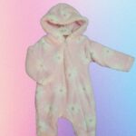 Šiltas kombinezonas "Gėlytė"